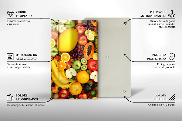 Zaščitna steklena plošča za štedilnik Zbiranje sadja