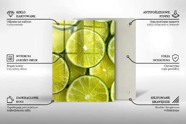 Zaščitna plošča za štedilnik Rezine limete