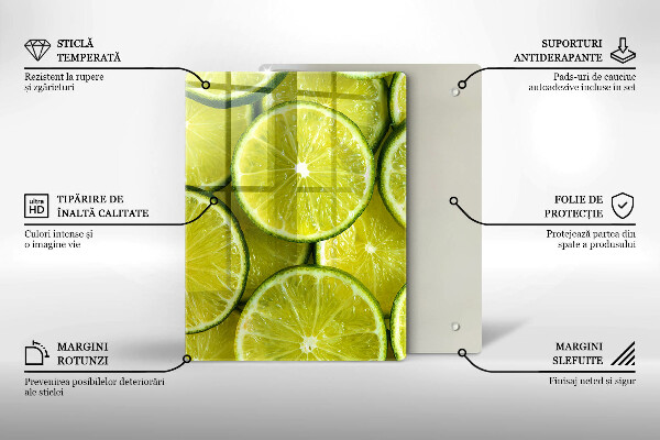 Zaščitna plošča za štedilnik Rezine limete