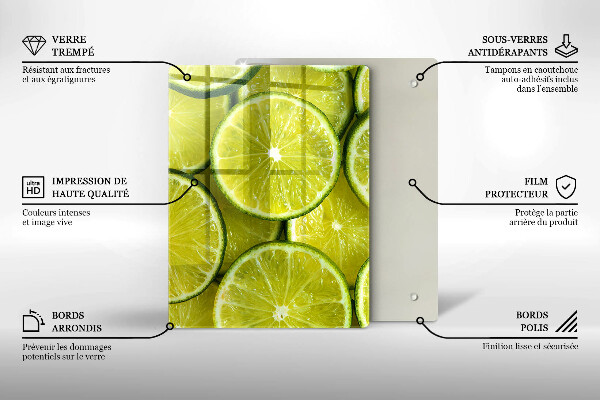 Zaščitna plošča za štedilnik Rezine limete