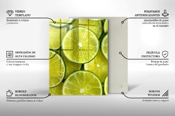 Zaščitna plošča za štedilnik Rezine limete