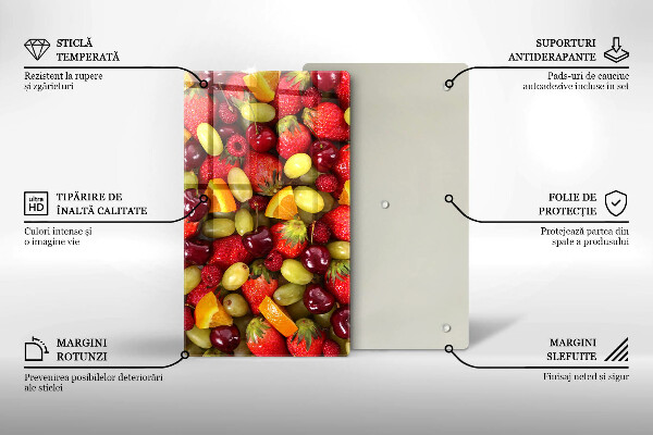 Zaščitna plošča za štedilnik Poletno sadje