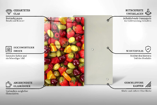 Zaščitna plošča za štedilnik Poletno sadje