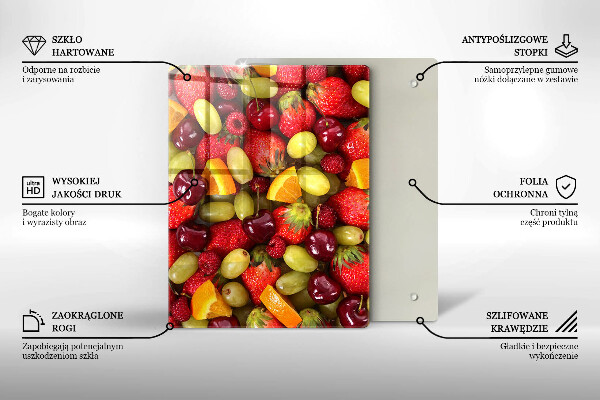 Zaščitna plošča za štedilnik Poletno sadje