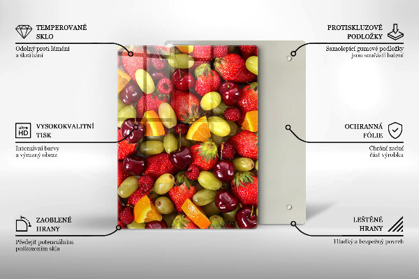 Zaščitna plošča za štedilnik Poletno sadje