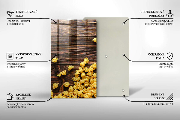 Zaščitna plošča za štedilnik Testenine na mizi