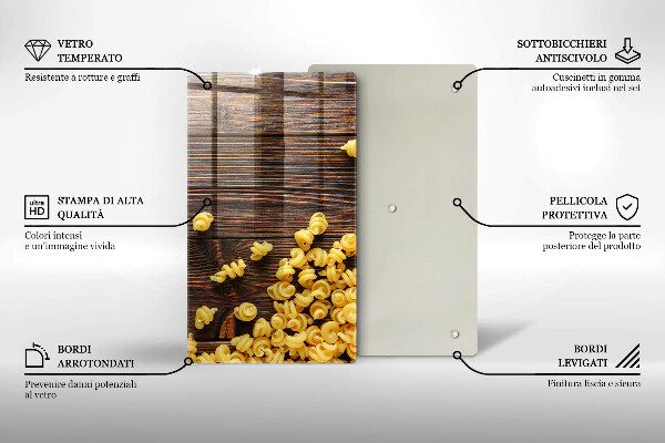 Zaščitna plošča za štedilnik Testenine na mizi