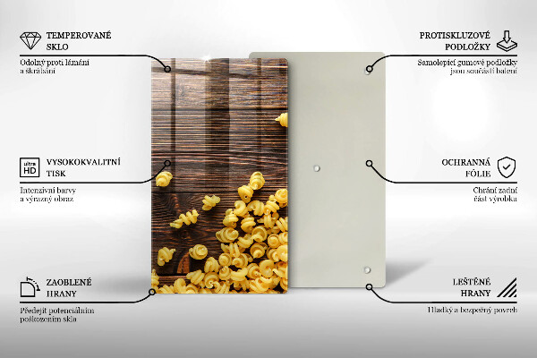 Zaščitna plošča za štedilnik Testenine na mizi