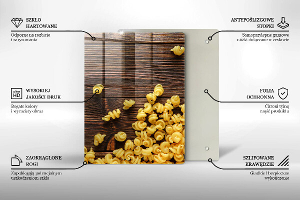 Zaščitna plošča za štedilnik Testenine na mizi