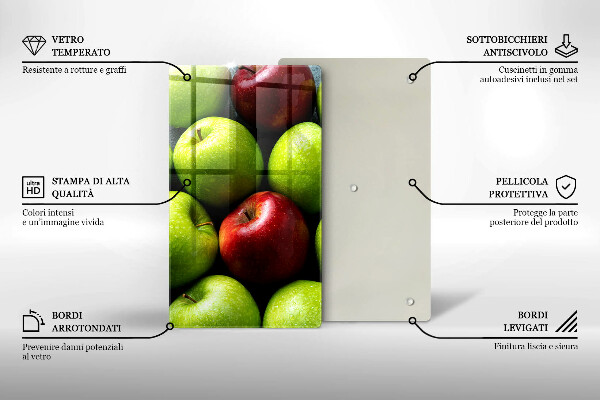 Zaščitna plošča za štedilnik Sočna jabolka