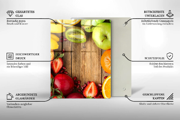 Zaščitna plošča za štedilnik Sveže sadje