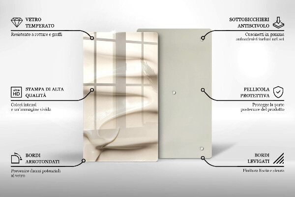 Zaščitna plošča za štedilnik Kremni sladoled