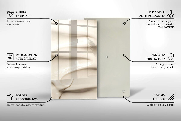 Zaščitna plošča za štedilnik Kremni sladoled