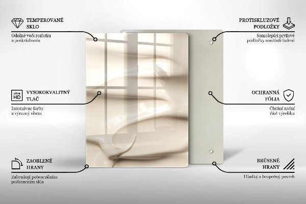 Zaščitna plošča za štedilnik Kremni sladoled