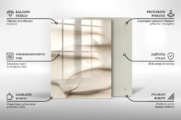 Zaščitna plošča za štedilnik Kremni sladoled