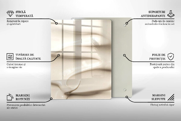 Zaščitna plošča za štedilnik Kremni sladoled