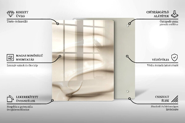 Zaščitna plošča za štedilnik Kremni sladoled