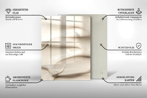 Zaščitna plošča za štedilnik Kremni sladoled