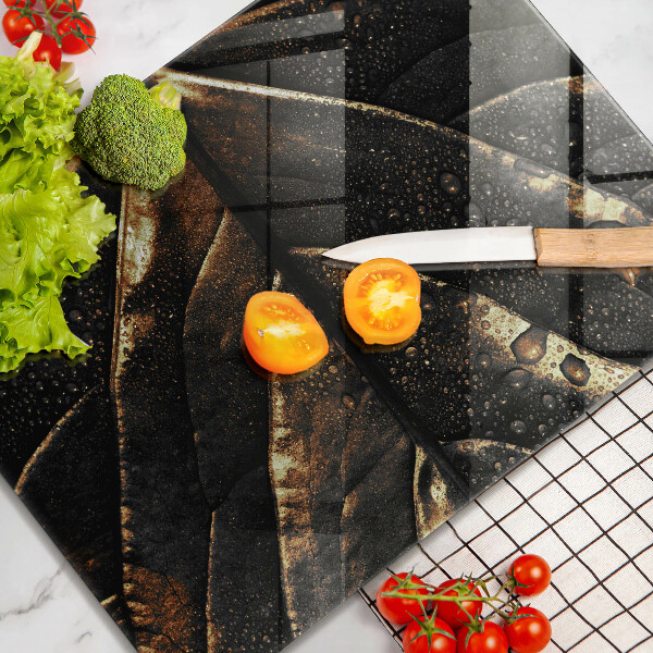 Zaščitna plošča za štedilnik Zlati lističi