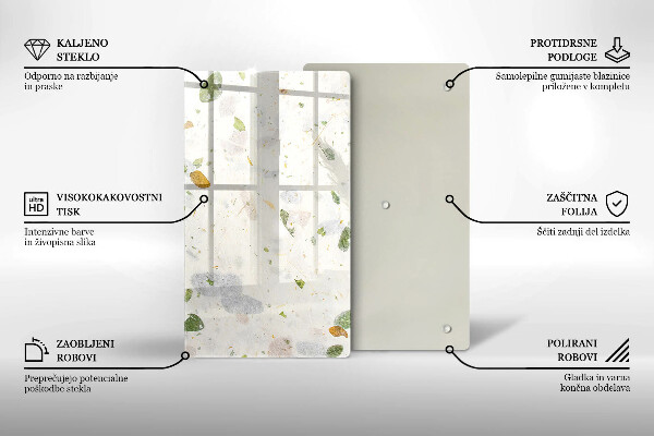 Zaščitna plošča za štedilnik Padajoče listje