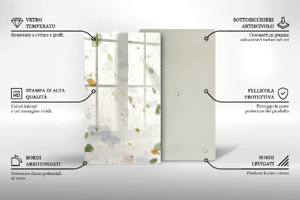 Zaščitna plošča za štedilnik Padajoče listje