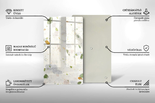 Zaščitna plošča za štedilnik Padajoče listje