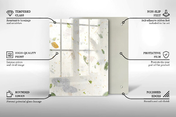 Zaščitna plošča za štedilnik Padajoče listje