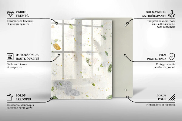 Zaščitna plošča za štedilnik Padajoče listje