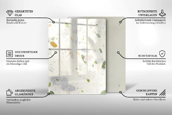 Zaščitna plošča za štedilnik Padajoče listje