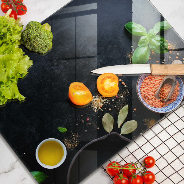 Zaščitna plošča za štedilnik Sklede z začimbami