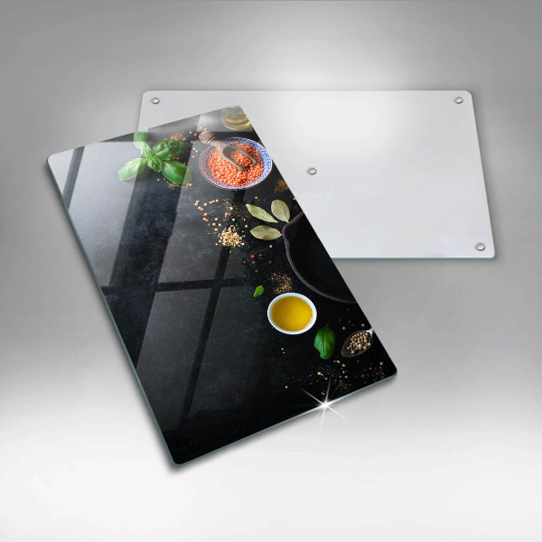 Zaščitna plošča za štedilnik Sklede z začimbami