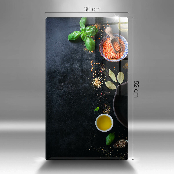 Zaščitna plošča za štedilnik Sklede z začimbami