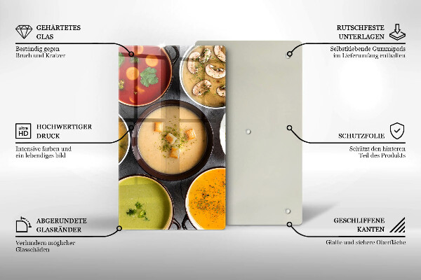 Zaščitna plošča za štedilnik Pisane juhe