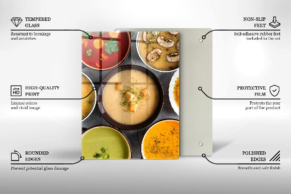 Zaščitna plošča za štedilnik Pisane juhe