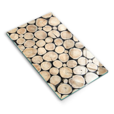 Zaščitna plošča za štedilnik Lesena debla