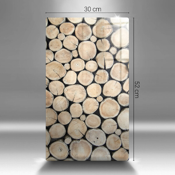 Zaščitna plošča za štedilnik Lesena debla