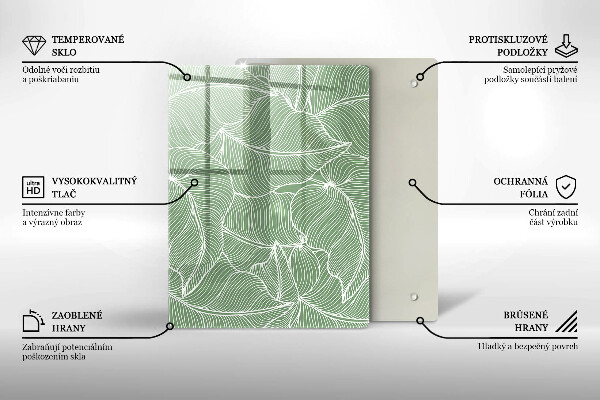 Zaščitna plošča za štedilnik Linearni listi