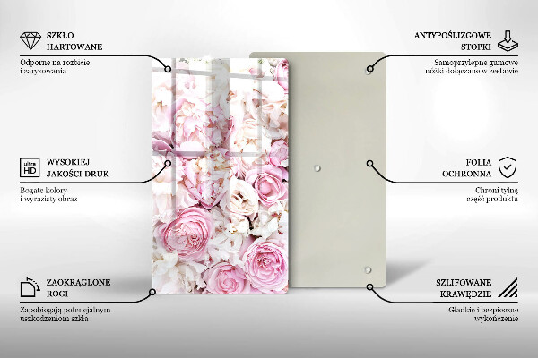 Zaščitna steklena plošča za štedilnik Šopek potonike