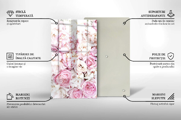 Zaščitna steklena plošča za štedilnik Šopek potonike