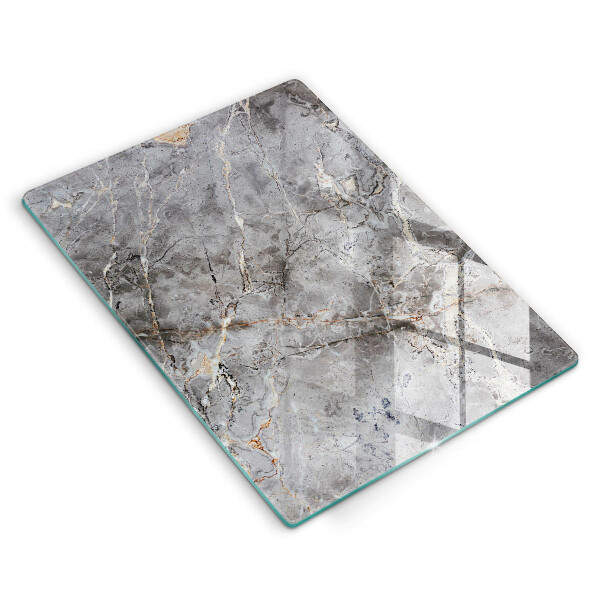 Zaščitna steklena plošča za štedilnik Kamnita tekstura