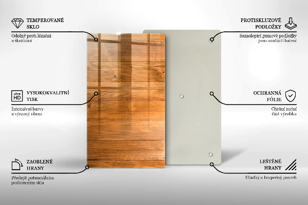 Zaščitna plošča za štedilnik Lesene deske