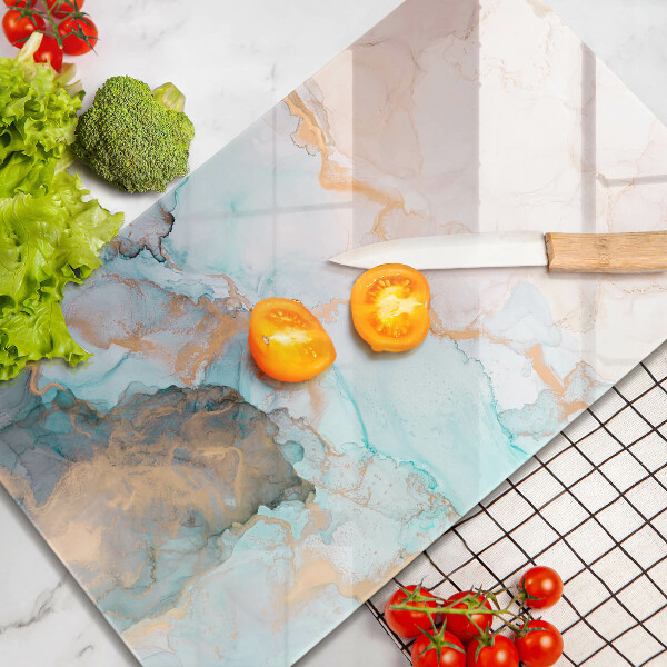 Zaščitna plošča za štedilnik Marmorna abstrakcija