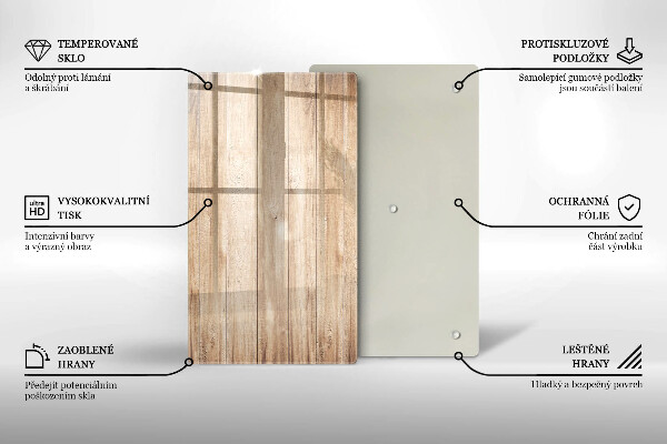 Zaščitna plošča za štedilnik Lesene deske