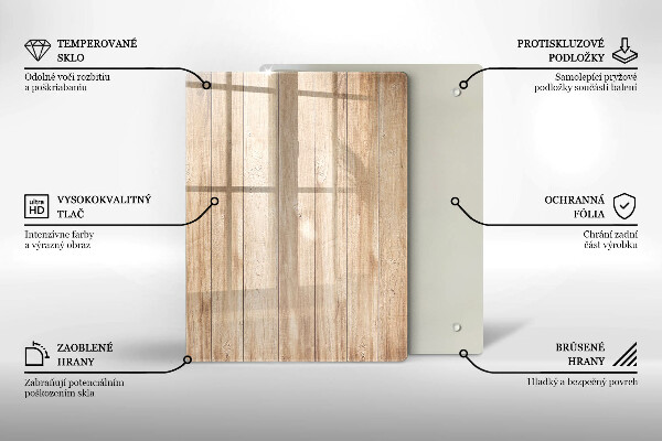 Zaščitna plošča za štedilnik Lesene deske