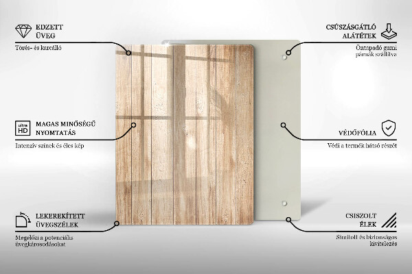 Zaščitna plošča za štedilnik Lesene deske