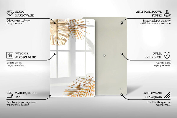 Zaščitna plošča za štedilnik Zlati listi