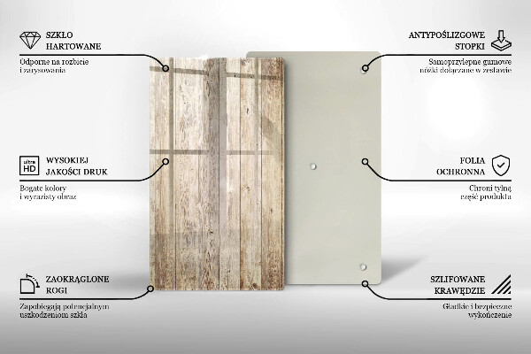 Zaščitna plošča za štedilnik Lesene deske