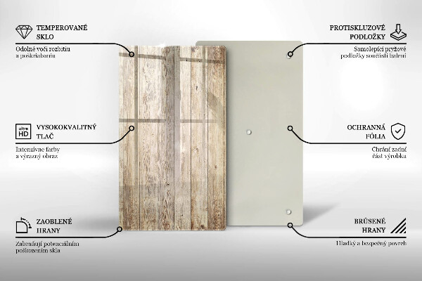 Zaščitna plošča za štedilnik Lesene deske