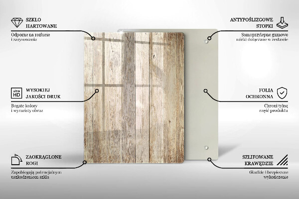 Zaščitna plošča za štedilnik Lesene deske