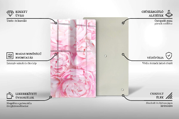 Zaščitna steklena plošča za štedilnik Nežne potonike